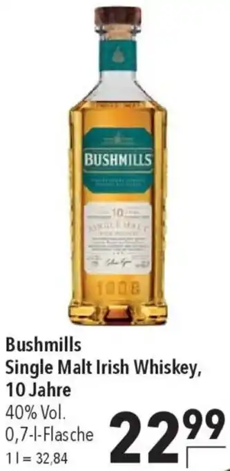 CITTI Markt Bushmills Single Malt Irish Whiskey, 10 Jahre Angebot