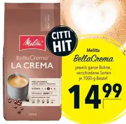 CITTI Markt Melitta BellaCrema Angebot