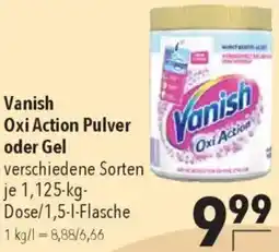 CITTI Markt Vanish Oxi Action Pulver oder Gel Angebot
