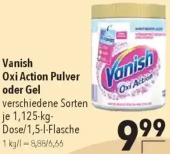 CITTI Markt Vanish Oxi Action Pulver oder Gel Angebot