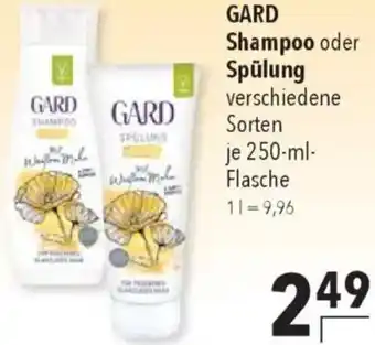 CITTI Markt GARD Shampoo oder Spülung Angebot