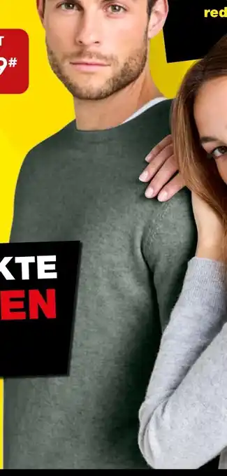 Galeria GALERIA cashmere Herren-Pullover mit V-Ausschnitt oder Rundhals Angebot