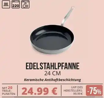 CITTI Markt Edelstahlpfanne 24 cm Angebot