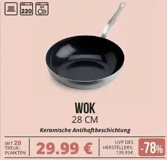 CITTI Markt Wok 28 cm Angebot