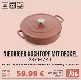 CITTI Markt Niedriger kochtopf mit deckel Angebot