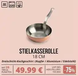 CITTI Markt Stielkasserolle 18 cm Angebot