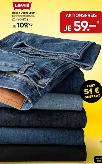 Galeria Levi's Herren-Jeans ,,501" Angebot