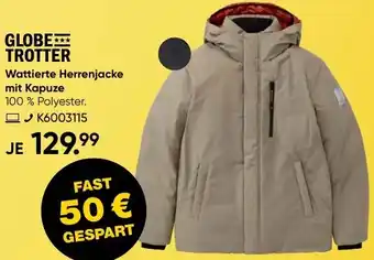 Galeria GLOBE TROTTER Wattierte Herrenjacke mit Kapuze Angebot