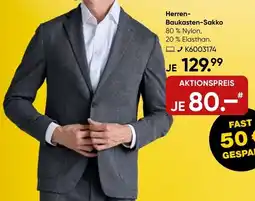 Galeria MANGUUN Herren Baukasten-Sakko Angebot