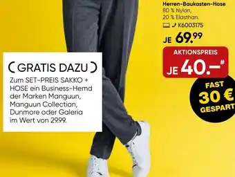 Galeria Manguun Herren-Baukasten-Hose Angebot