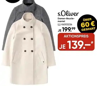 Galeria s.Oliver Damen-Bouclemantel Angebot