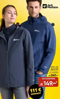 Galeria Jack Wolfskin Damen oder Herren-Jacke „Highland Hill" Angebot