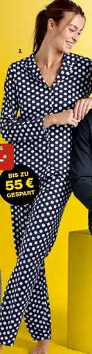 Galeria CALIDA Schlafanzug durchgeknöpft Angebot