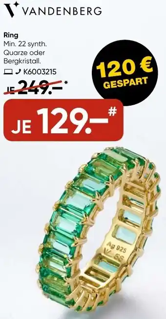 Galeria VANDENBERG Ring Angebot