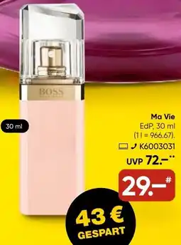 Galeria BOSS Ma Vie EdP Angebot
