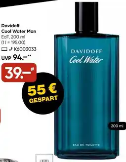 Galeria Davidoff Cool Water Man EdT Angebot