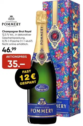 Galeria POMMERY Champagner Brut Royal Angebot