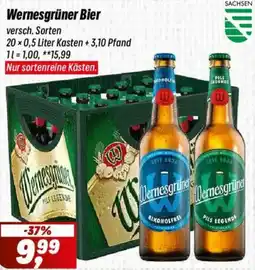 Simmel Wernesgrüner Bier Angebot