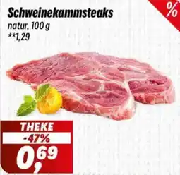 Simmel Schweinekammsteaks Angebot