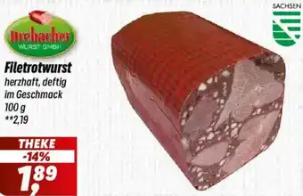 Simmel Drebacher Filetrotwurst Angebot