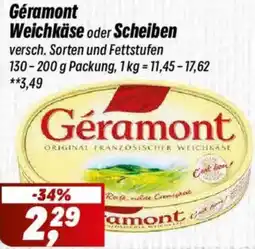 Simmel Géramont Weichkäse oder Scheiben Angebot