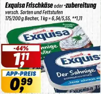Simmel Exquisa Frischkäse oder -zubereitung Angebot