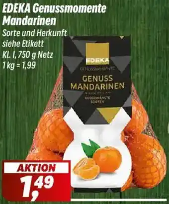 Simmel EDEKA Genussmomente Mandarinen Angebot