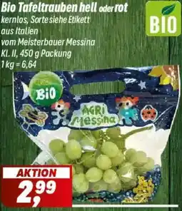 Simmel Bio Tafeltrauben hell oder rot Angebot