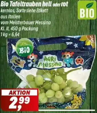 Simmel Bio Tafeltrauben hell oder rot Angebot