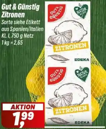 Simmel Gut & Günstig Zitronen Angebot