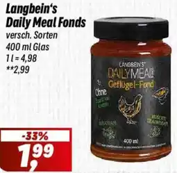 Simmel Langbein's Daily Meal Fonds Angebot