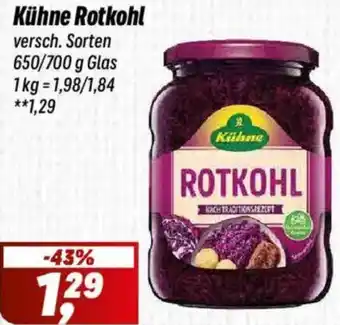 Simmel Kühne Rotkohl Angebot