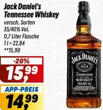 Simmel Jack Daniel's Tennessee Whiskey Angebot