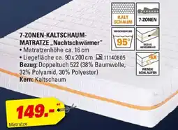 Höffner breckle 7-ZONEN-KALTSCHAUMMATRATZE ,,Nachtschwärmer" Angebot