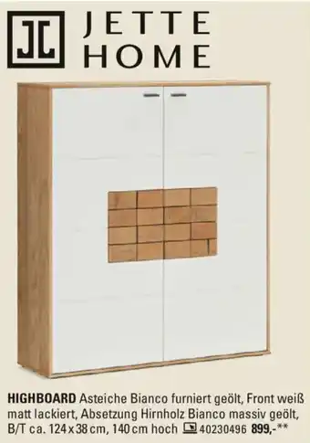 Höffner JETTE HOME Highboard Angebot