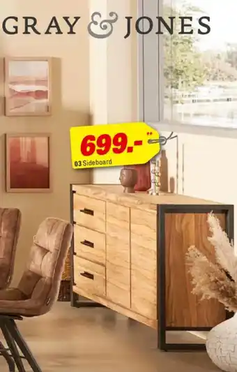 Höffner GRAY & JONES Sideboard Angebot