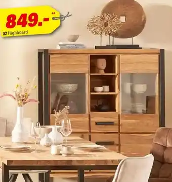 Höffner GRAY & JONES Highboard Angebot