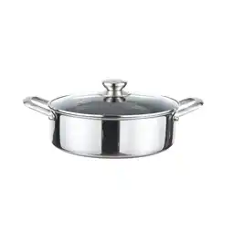 Netto Marken-Discount Edelstahl Wabenstruktur Kochtopf Induktion Ø28cm Topf Pfanne Angebot