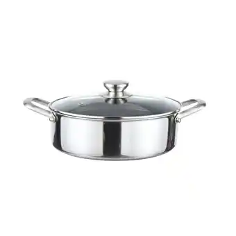 Netto Marken-Discount Edelstahl Wabenstruktur Kochtopf Induktion Ø28cm Topf Pfanne Angebot