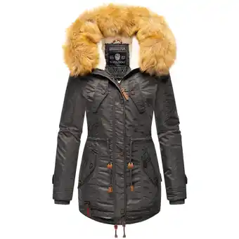 Netto Marken-Discount NAVAHOO Damen Hochwertiger Wintermantel Winterparka mit großem Kunstfell La Viva Angebot