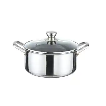 Netto Marken-Discount Edelstahl Wabenstruktur Kochtopf Induktion Ø24cm Topf Angebot