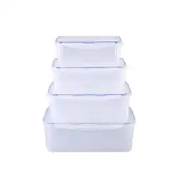 Netto Marken-Discount 4er Set Aufbewahrungsdosen mit Deckel Angebot