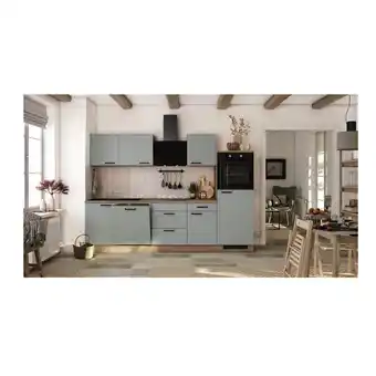 Netto Marken-Discount Flex-Well Landhaus_Küchenzeile inkl. Elektrogeräte 280 cm - G-280-2327-000-VERONA Angebot