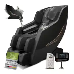 Netto Marken-Discount Juskys Massagesessel Paros mit Zero Gravity, Shiatsu, SL-Track & Wärmefunktion – Schwarz Angebot