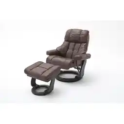 Netto Marken-Discount iNNoSeat by MCA + CALGARY XXL Relaxer 180 mit Hocker - versch. Ausführungen - braun schwarz Angebot