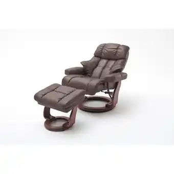 Netto Marken-Discount iNNoSeat by MCA + CALGARY XXL Relaxer 180 mit Hocker - versch. Ausführungen - braun walnuss Angebot