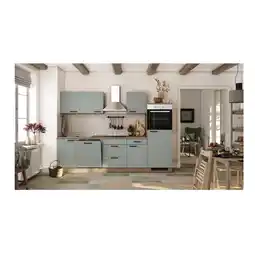 Netto Marken-Discount Flexwell Landhaus_Küchenzeile inkl. Elektrogeräte 280 cm - G-280-2320-016-VERONA Angebot