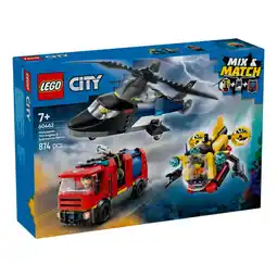 Netto Marken-Discount LEGO City Kombinationsset mit Hubschrauber, Löschauto und U-Boot Angebot