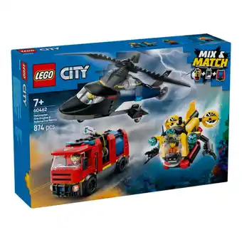 Netto Marken-Discount LEGO City Kombinationsset mit Hubschrauber, Löschauto und U-Boot Angebot