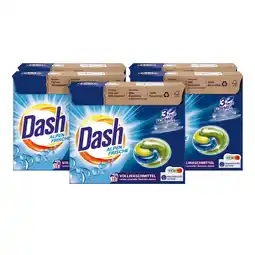 Netto Marken-Discount Dash Vollwaschmittel Alpen Frische, 3 in 1 Caps für weiße Wäsche, 18 Waschladungen, 5er Pack Angebot